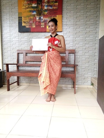 Reeva Bali Spa School Student